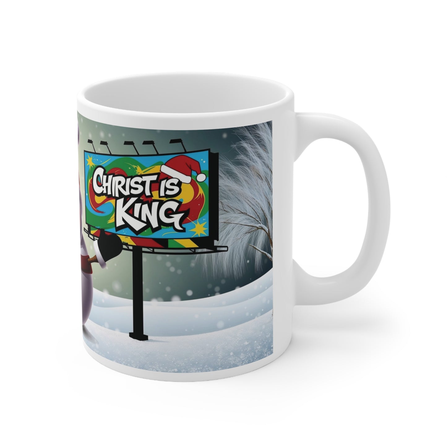 CG "Christ is King" Snowman Mug - 11oz & 15oz*