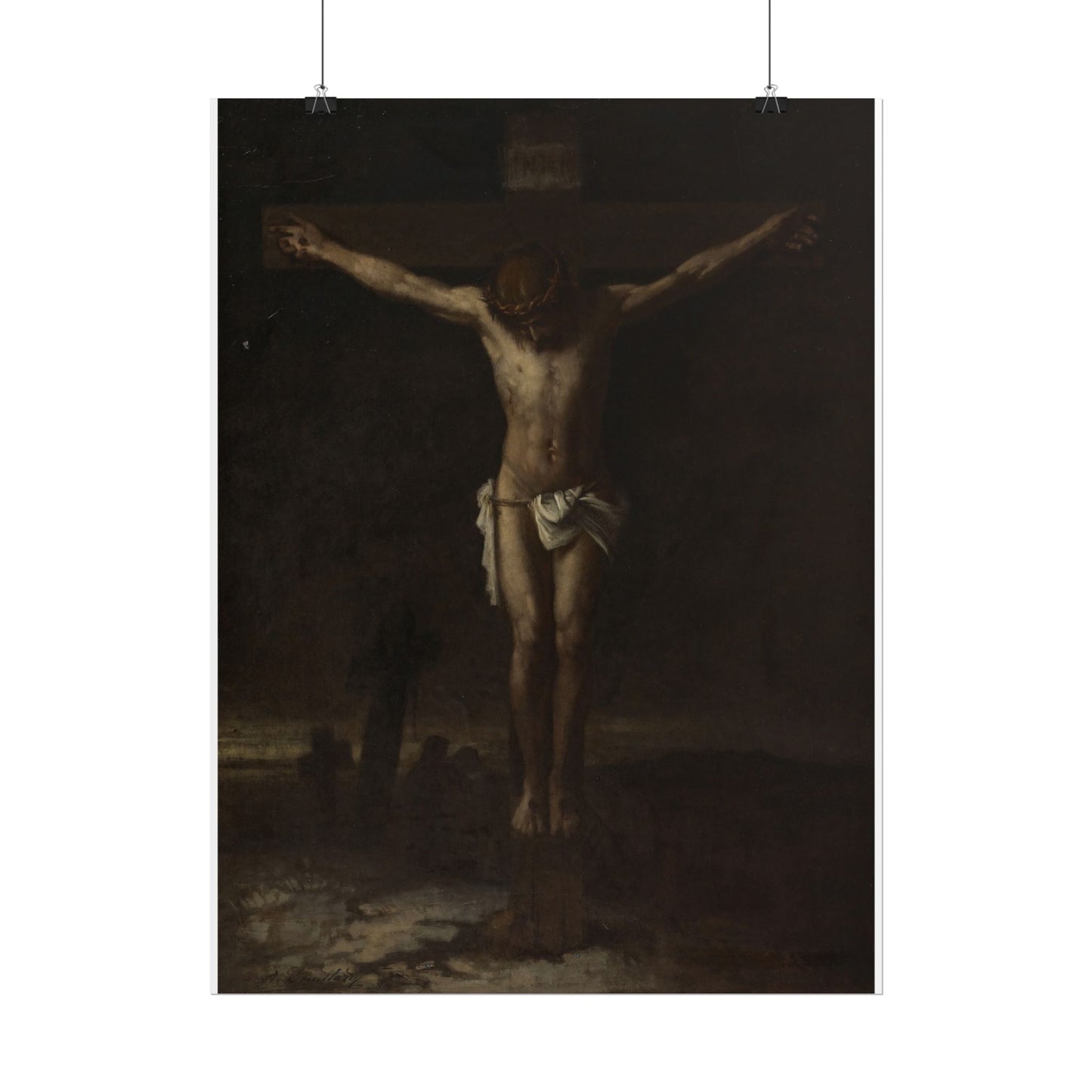 Le Christ en croix, Alexis Marie Louis Douillard High Resolution print