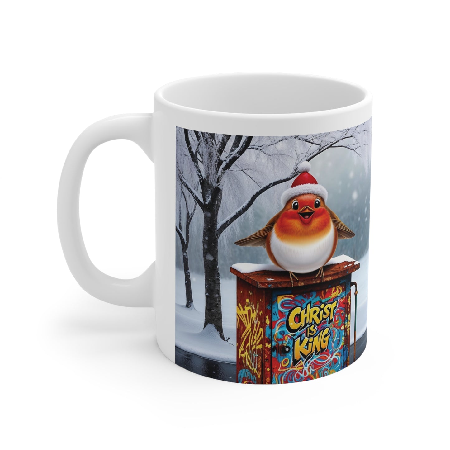 "Christ is King" Robin Mug - 11oz & 15oz*