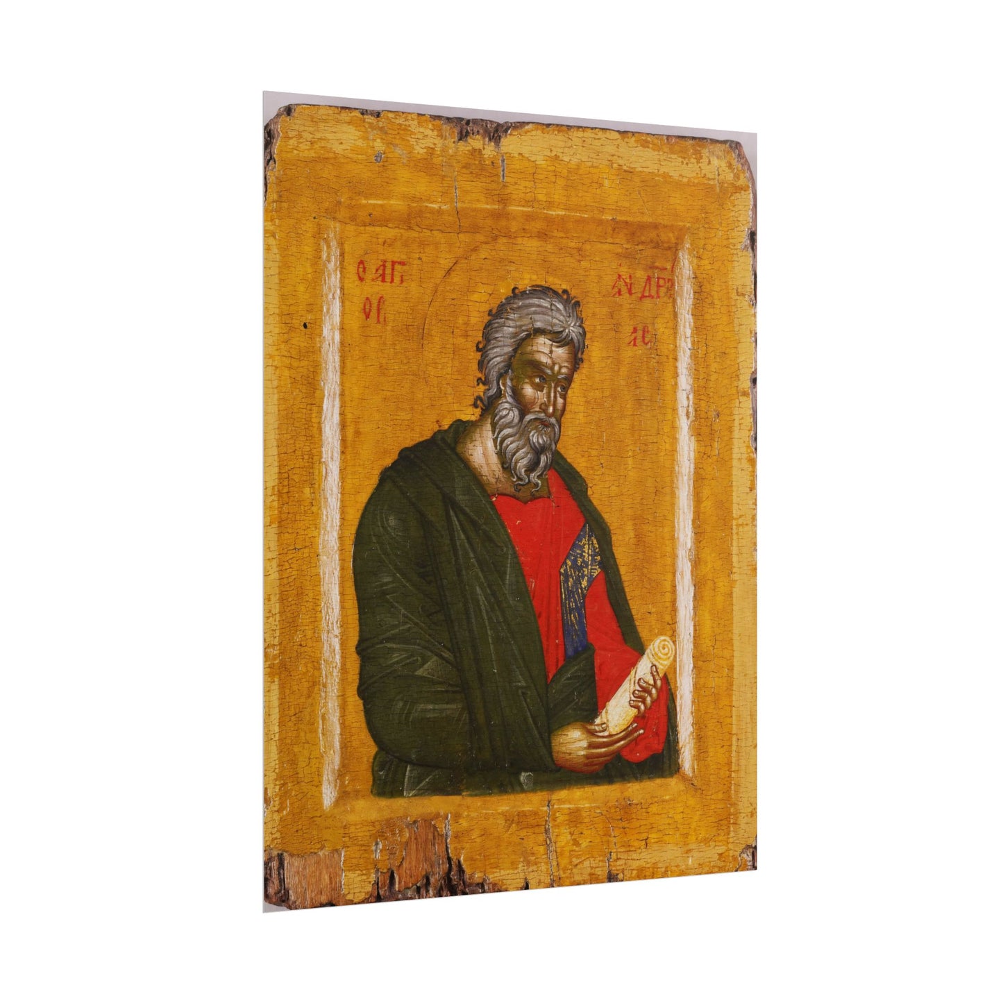 Traditional Russian St. Andrew Icon High Resolution Fine Art  Print