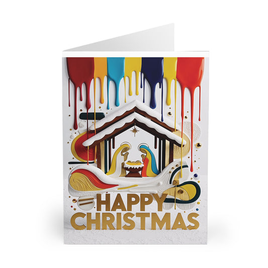 CG: Bauhaus Drip Christmas Card (5)*