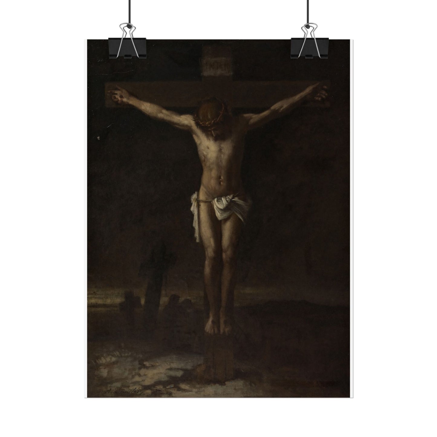 Le Christ en croix, Alexis Marie Louis Douillard High Resolution print