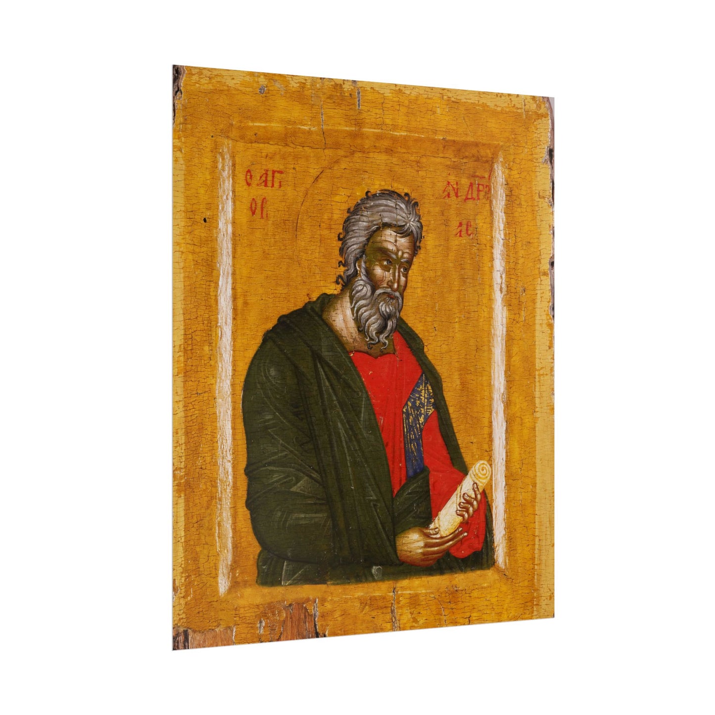 Traditional Russian St. Andrew Icon High Resolution Fine Art  Print