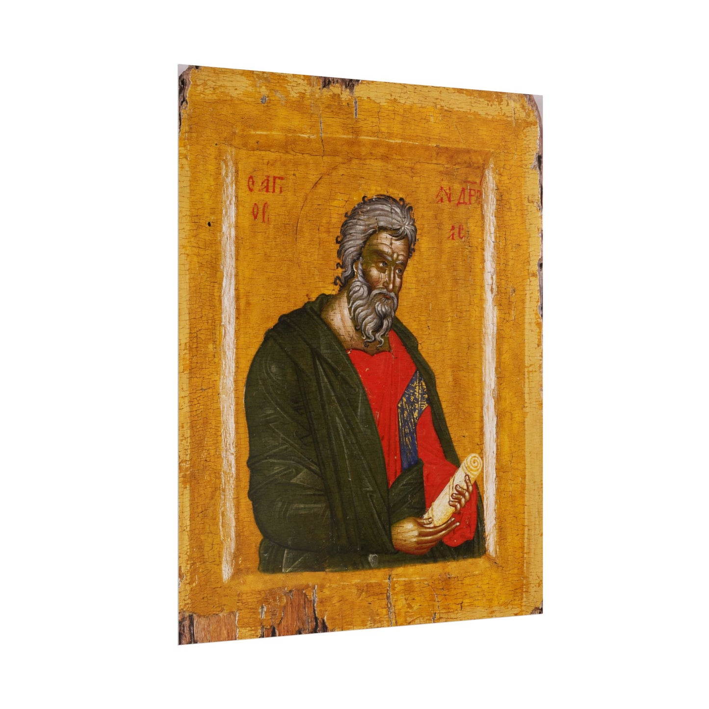 Traditional Russian St. Andrew Icon High Resolution Fine Art  Print