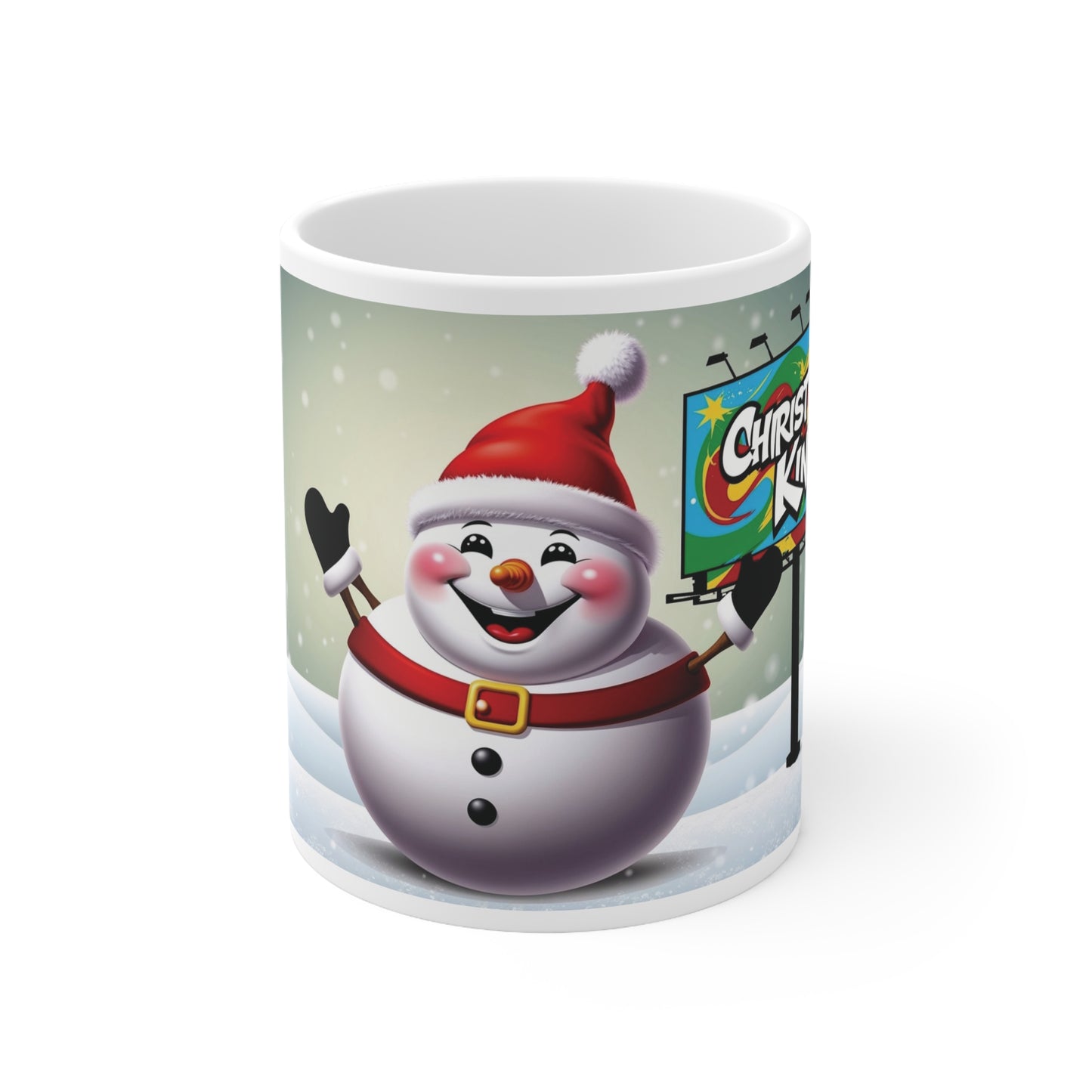 CG "Christ is King" Snowman Mug - 11oz & 15oz*