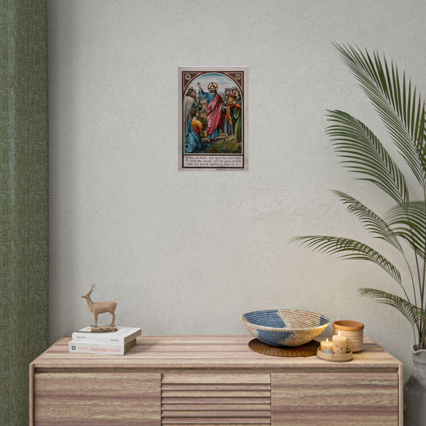 Jesus and Disciples High Resolution Fine Art  Print