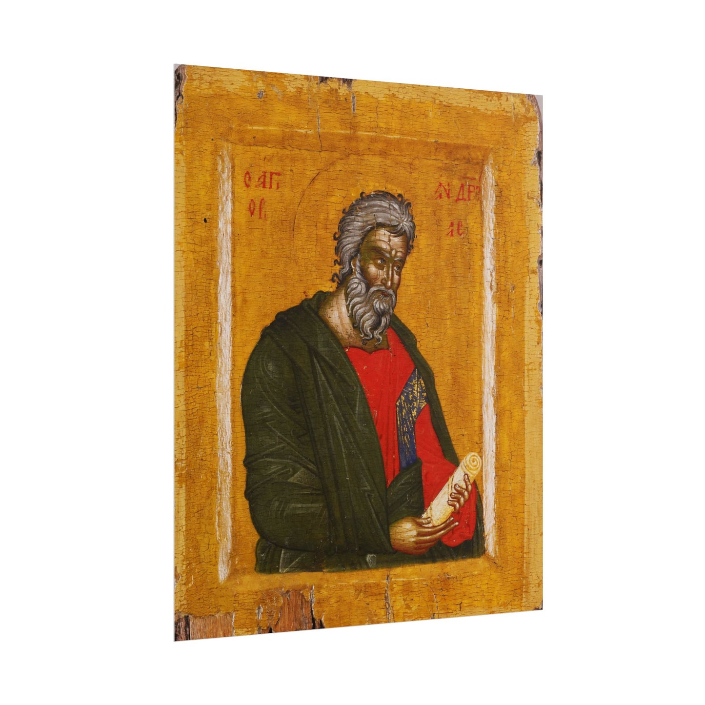 Traditional Russian St. Andrew Icon High Resolution Fine Art  Print