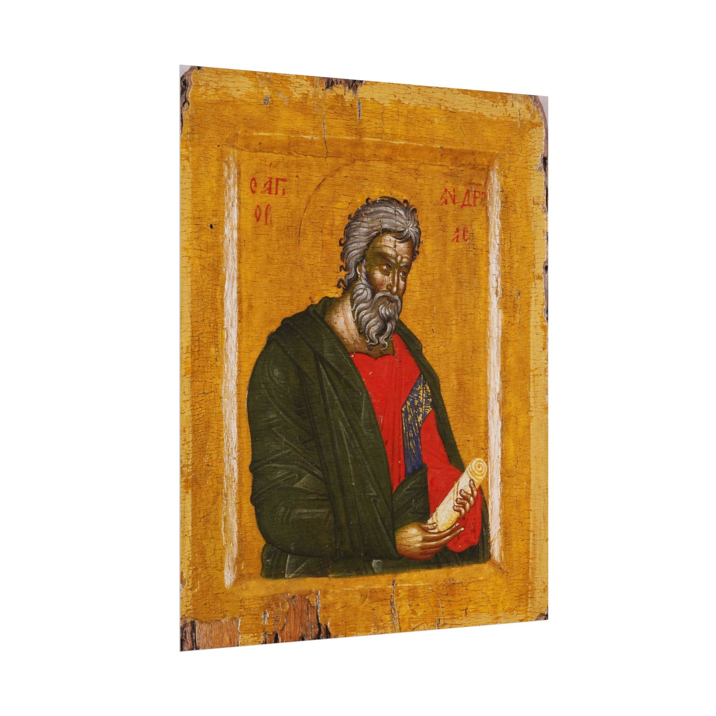 Traditional Russian St. Andrew Icon High Resolution Fine Art  Print