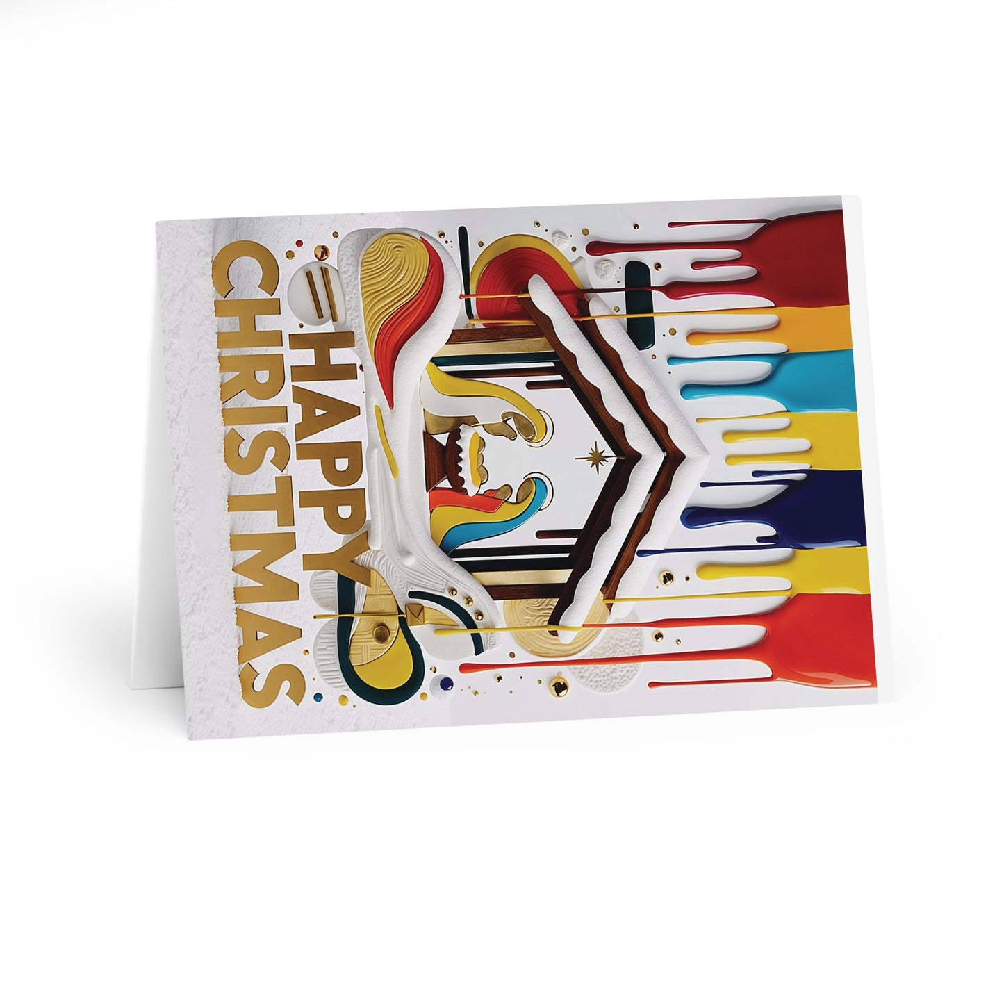 CG: Bauhaus Drip Christmas Card (5)*