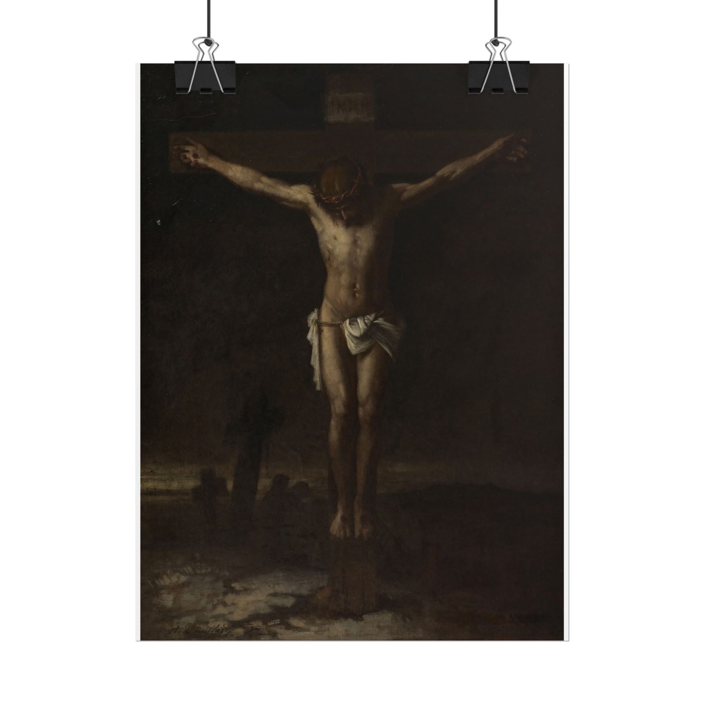 Le Christ en croix, Alexis Marie Louis Douillard High Resolution print