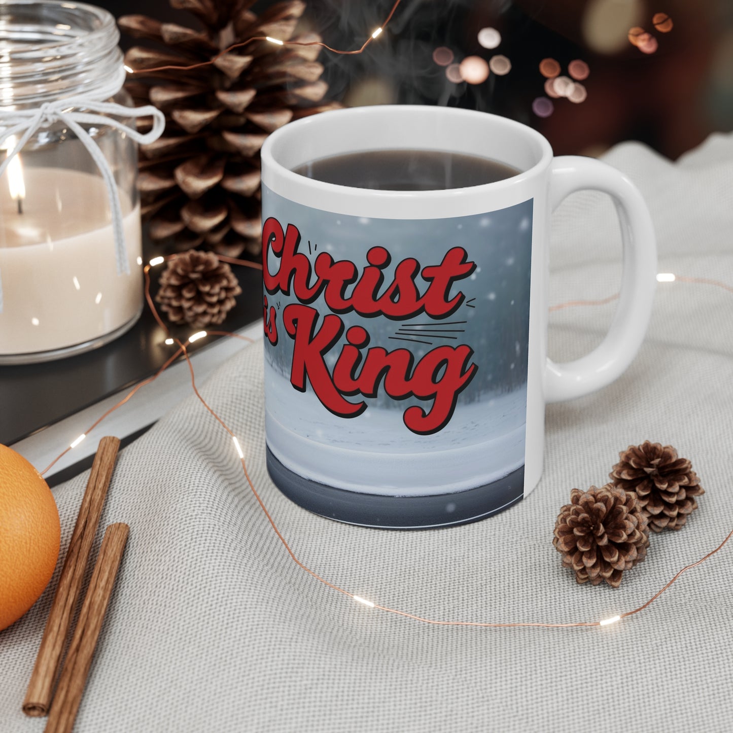 "Christ is King" Robin Mug - 11oz & 15oz*