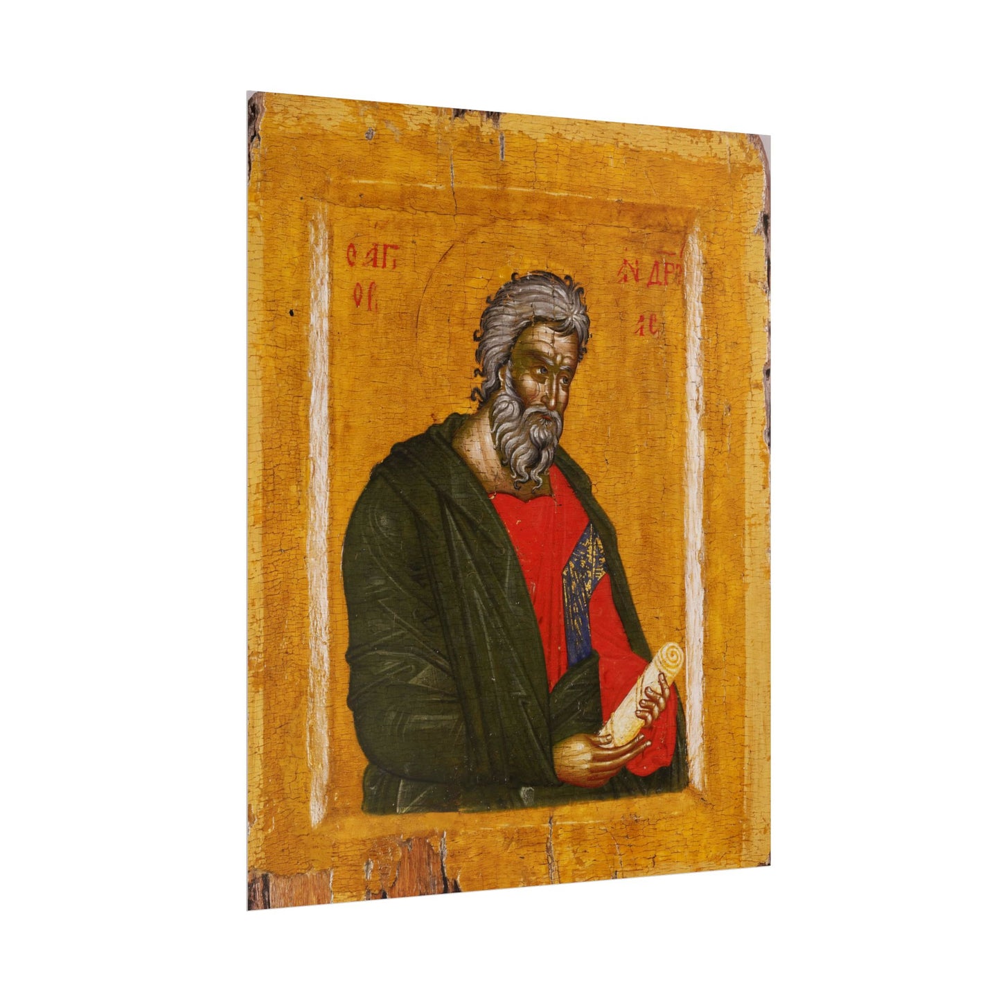 Traditional Russian St. Andrew Icon High Resolution Fine Art  Print