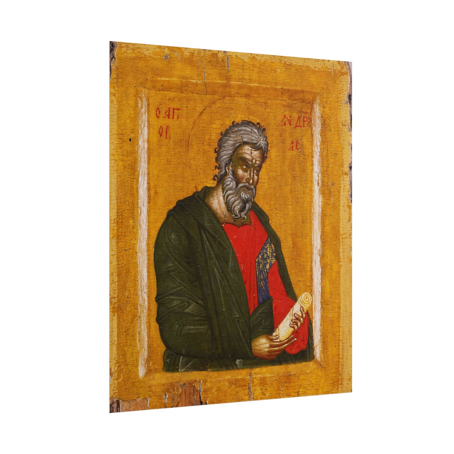 Traditional Russian St. Andrew Icon High Resolution Fine Art  Print